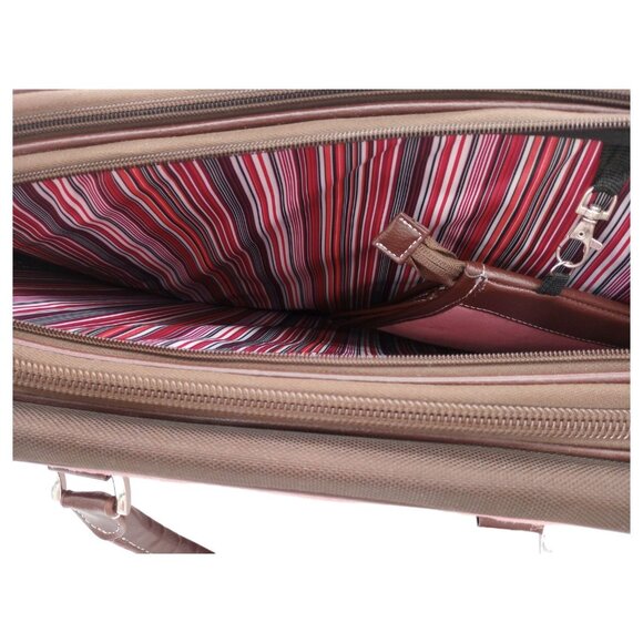 Mobile Edge 16" Scanfast Laptop Messenger Bag Pink Suede Checkpoint Friendly TSA - Picture 6 of 16